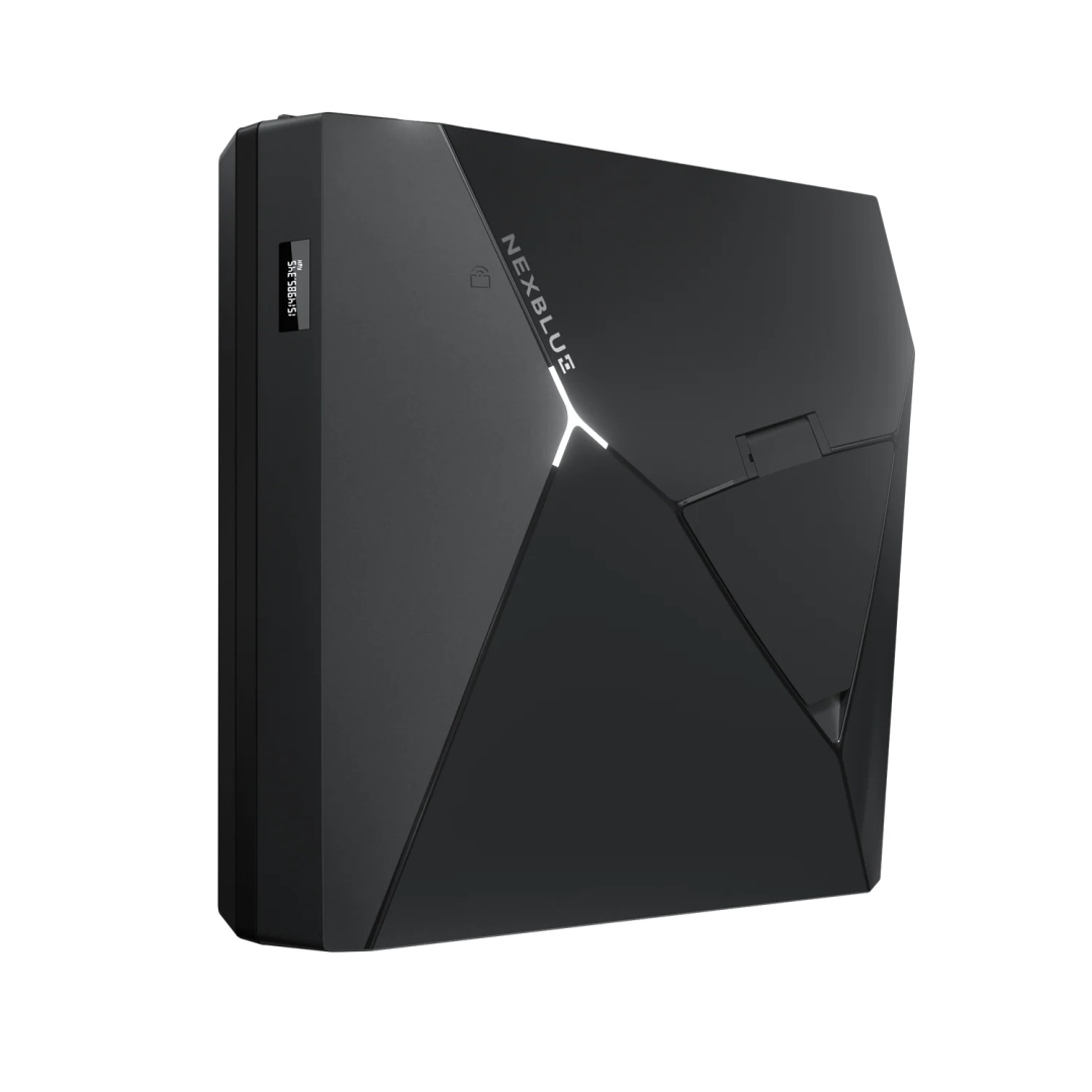 NexBlue Delta Max z ekranem OLED - widok z boku